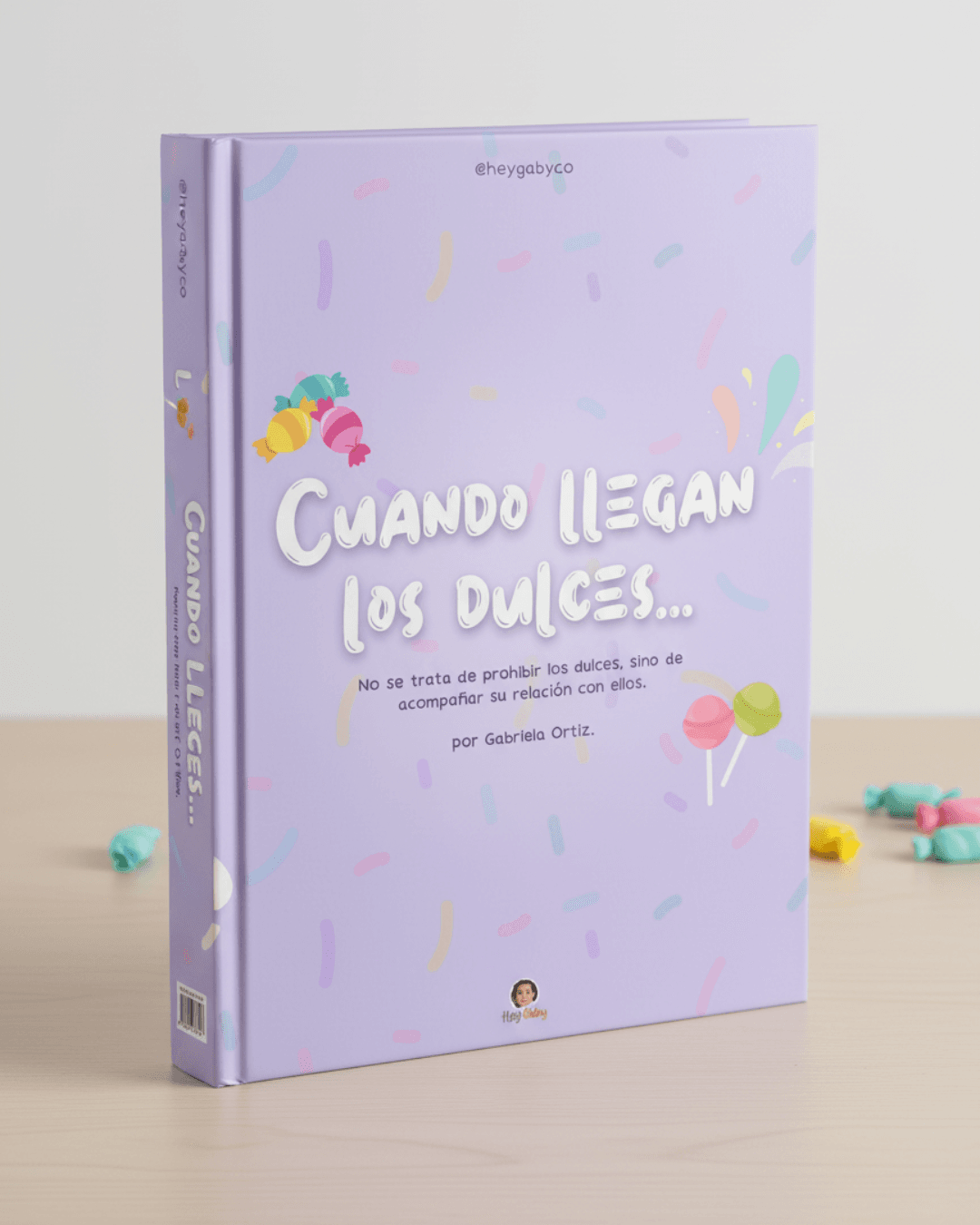 Portada simulada de ebook sobre dulces